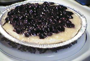 [blueberry-peach tart]