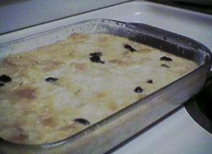 [croissant pudding!]