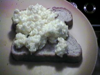 [fried bread and eggs]