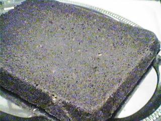 [unfrosted groundhog day cake]